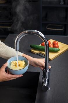 3-in-1 Wasserhahn – Wasserhahn mit kochendem Wasser