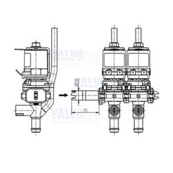 Wittenborg 1850 - 2800 230V ventil