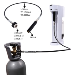 Sodastream adapter til store co2 flasker