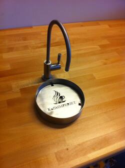 Drypbakke med eget logo