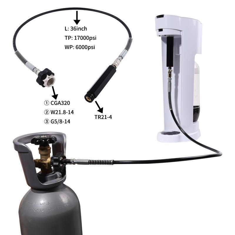 Combra Sodastream adapter til store co2 flasker - Oferta: 995,00 DKK,-