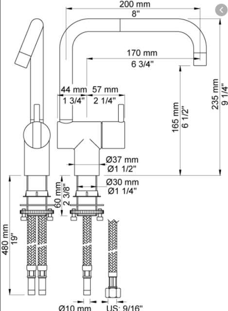 VOLA KV1 isvand og danskvand