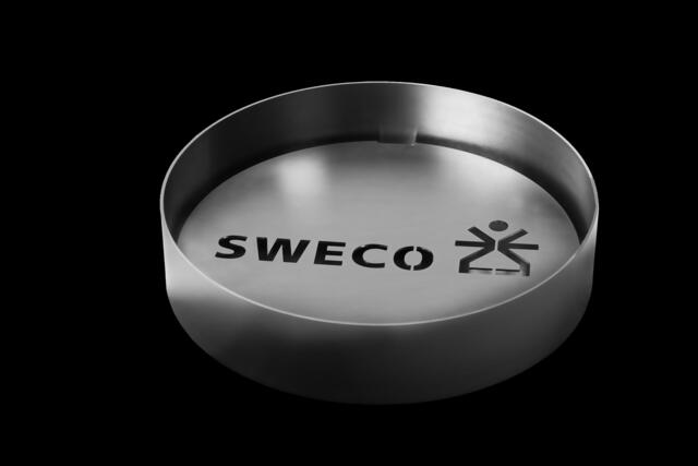 Zegowater - Bandeja de goteo Ø180 mm con drenaje