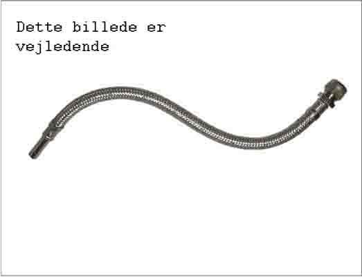 Softpex slange 1/2" lige - 3/8" vinkel 1,5 M