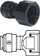 JG Adapter 3/4"" bsp - 8mm (5/16"") slange