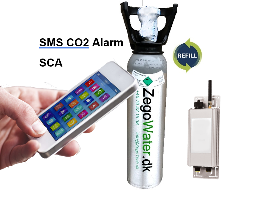 Køb SMS CO2 Alarm SCA - alt i vand og kaffe